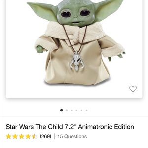 Interactive Baby Yoda.